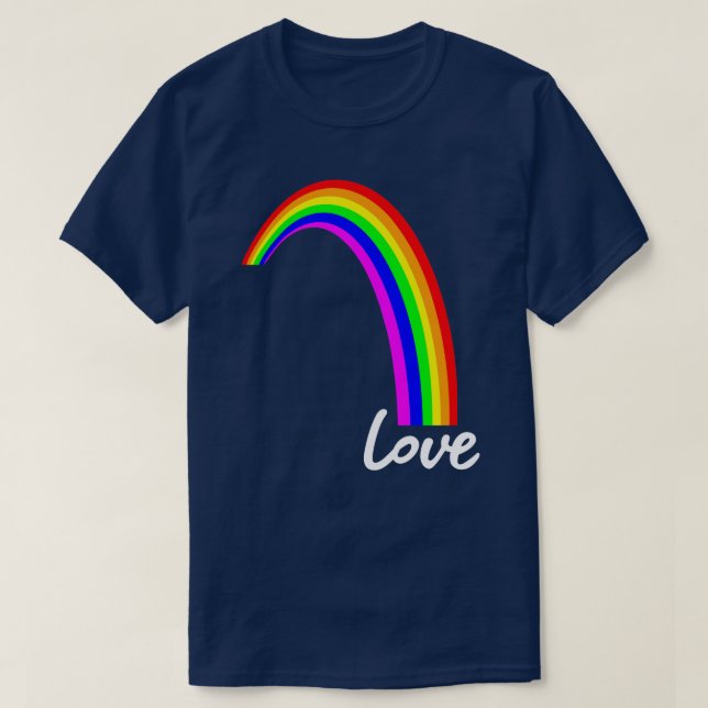 T-shirt RAINBOW LOVE (Design devant)