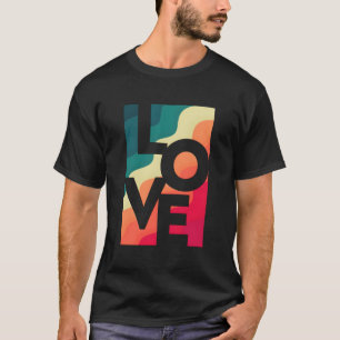 T-shirt Rainbow Love Gay Lgbt Diversité Inclusion Égalité