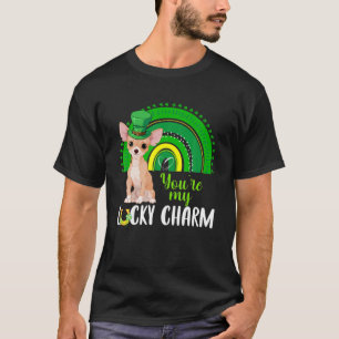 T-shirt Rainbow Lucky Charm Chihuahua Amoureux des chiens