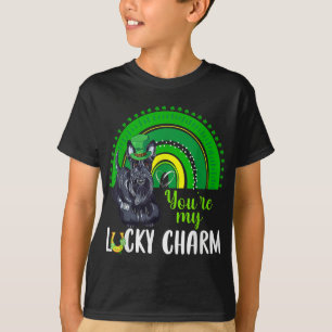 T-shirt Rainbow Lucky Charm Scottie Amoureux des chiens St