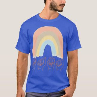 T-shirt Rainbow Mama ASL