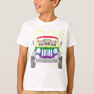 T-shirt Rainbow Monster Truck Carlin Chien Gay pride LGBT