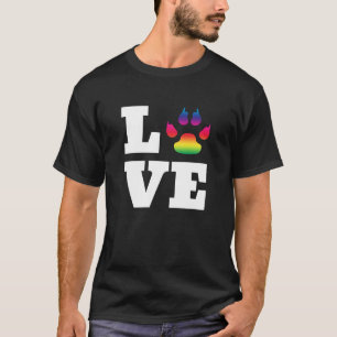 T-shirt Rainbow paw