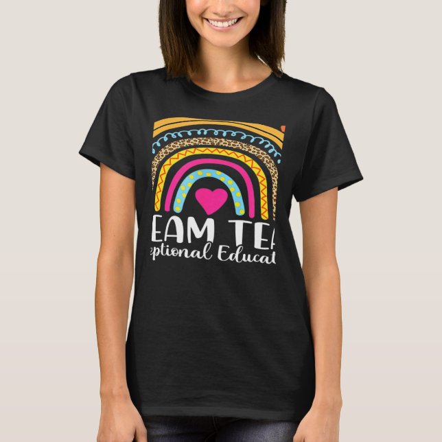T-shirt Rainbow Pencil Dream Exceptional Education Team SP (Devant)