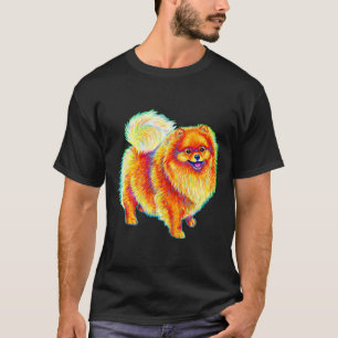 T-shirt Rainbow Pomeranian