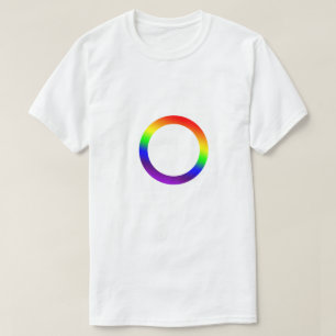 T-shirt Rainbow Pride Cercle GLBTQ Design