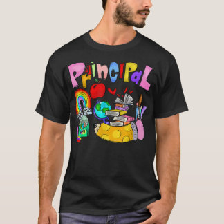 T-shirt Rainbow Principal Funny School Principal Dernier j