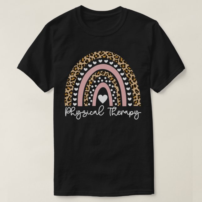 T-shirt Rainbow PT PTA Therapy Physical Therapist  Physica (Design devant)