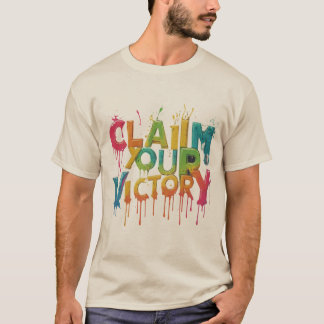 T-shirt Rainbow Roar : Réclamez votre victoire en couleur