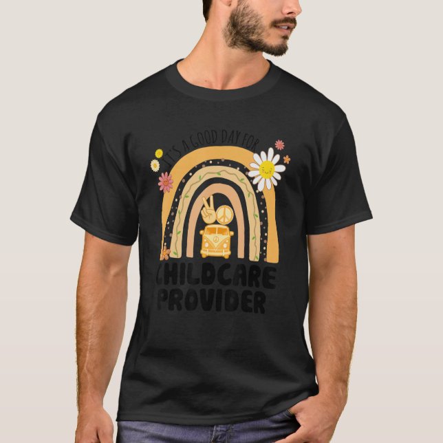 T-shirt Rainbow Super Peace Services de garde d'enfants Vi (Devant)