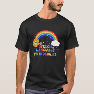 T-shirt Rainbow Super Sourire Fleur Rétro SLP Discours Thé