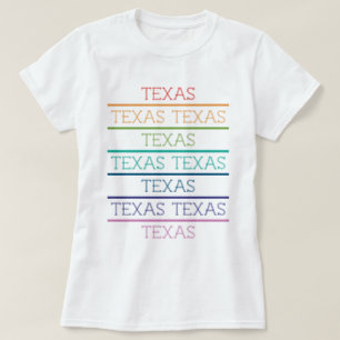 T-shirt Rainbow Texas, Texas