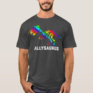 T-shirt Rainbow Tre Dinosaur Skeleton Gay pride LGBT Anima