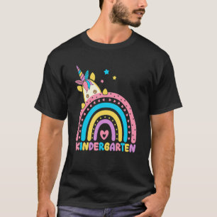 T-shirt Rainbow Unicorn Kindergarten Enseignant Premier Jo
