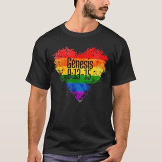 T-shirt Rainbows comme une promesse de Dieu Gen. 913-15 T-