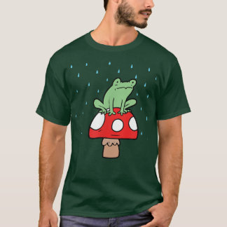 T-shirt Rainy FrogToadstoolCottagecoreGoblincoreFairy