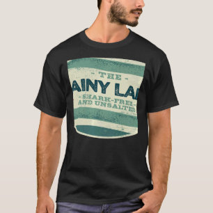 T-shirt Rainy Lake Shark Camping Minneso gratuit et non sa