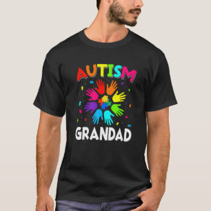 T-shirt Raise Hand Autism Awareness Grandad Family Support