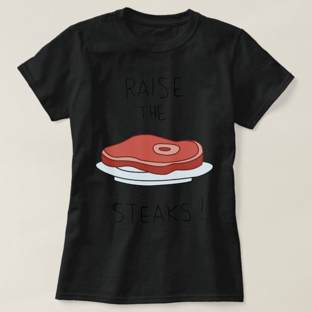 T-shirt Raise the steaks! - Regular Show (Design devant)