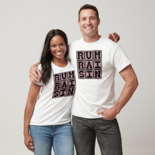 T-shirt Raisin De Rhum, Saveur De Crème De Glace
