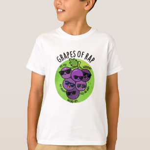 T-shirt Raisins De Rap Funny Fruit Pun