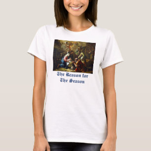 T-shirt Raison du vers de bible de Noël de la saison II