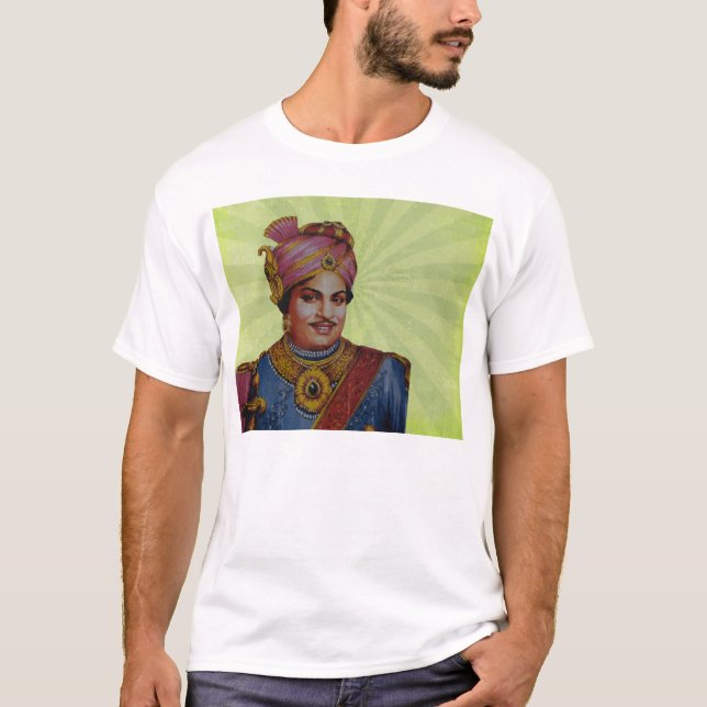 T-shirt Rajah vert (Devant)