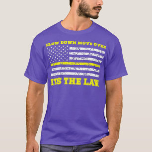 T-shirt Ralentir Le Déplacement Au-Dessus Du Conducteur De