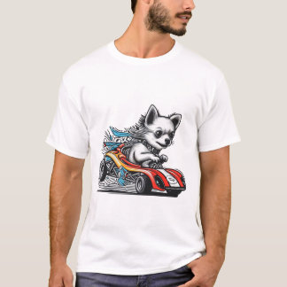 T-shirt Rallye des minuscules voitures de course de Chihua