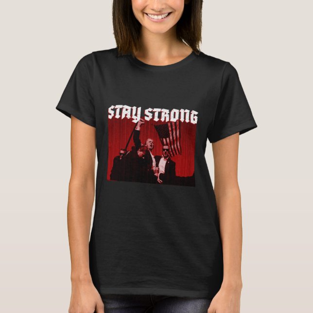 T-shirt Rallye Tireur Restez Forts En 2024 (Devant)