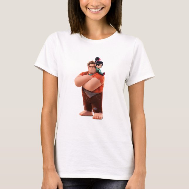 T-shirt Ralph rompt Internet| Ralph et Vanellope (Devant)