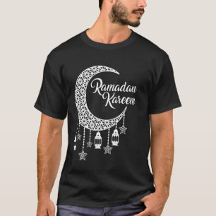 T-shirt Ramadan Moubarak Croissant Lune & Étoiles Ramadan 