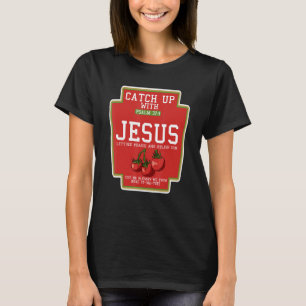 T-shirt Ramassez Avec Jésus Lazy Costume Halloween Pun Chr