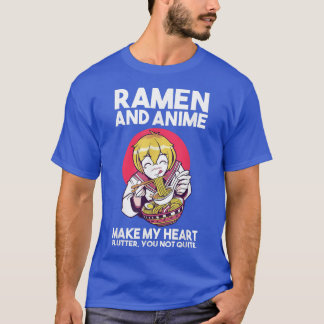 T-shirt Ramen & Anime faire mon coeur flutter Ramen & Anim
