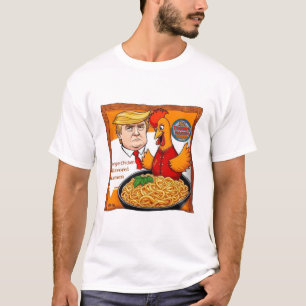 T-shirt Ramen au poulet orange de Trump