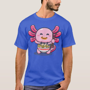 T-shirt Ramen Axolotl Anime Japanese Noodles Kawaii 1133