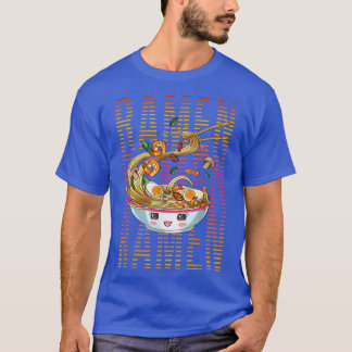 T-shirt Ramen Bowl Japonais Coréen Soupe aux nouilles Anim