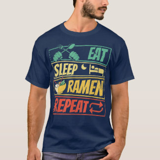 T-shirt Ramen Bubble Tea Noodles japonais Anime asiatique 