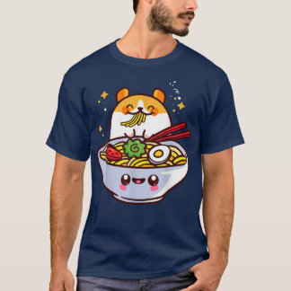 T-shirt Ramen Cadeau Kawaii nouilles japonaises Baka Surim