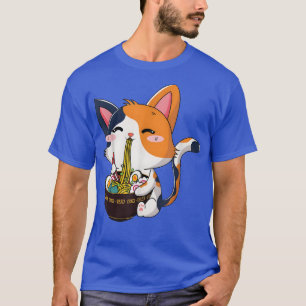 T-shirt Ramen Cat Anime Bowl Kawaii Neko Japonais1171