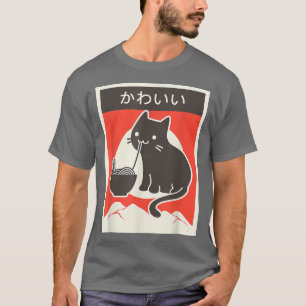 T-shirt Ramen Cat Kawaii Anime Japonais