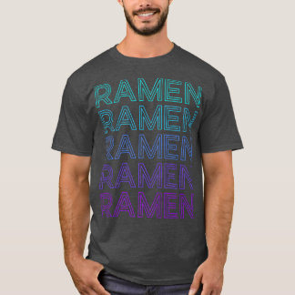 T-shirt Ramen Cat Retro 1518