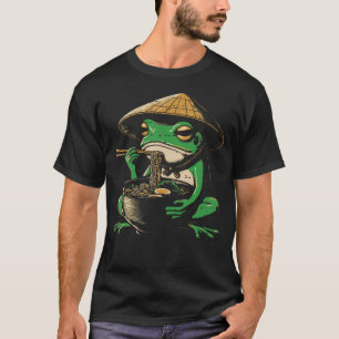 T-shirt Ramen de Grenouille Japonaise Kawaii Nourriture Ar