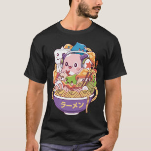 T-shirt Ramen des monstres du monde de Maple
