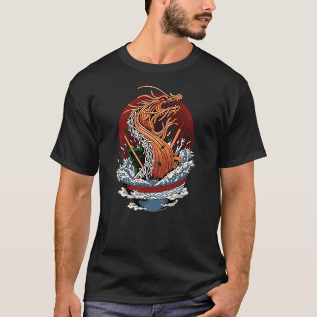 T-shirt Ramen Dragon (Devant)