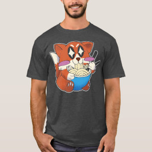 T-shirt Ramen Fo Anime Manga Graphisme Japon Animal Cute K