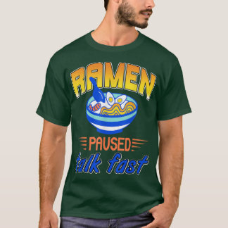T-shirt Ramen interrompt la parole rapidement