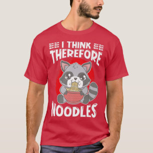 T-shirt Ramen Japon Kawaii Noodle Bowl Pun Racoon Premium