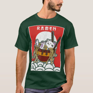 T-shirt Ramen Japon Nouilles Nouilles Nouilles Cuisine jap
