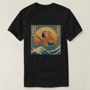T-shirt Ramen japonais drôle Kawaii bébé perroquet Anime